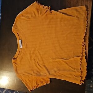 Mustard yellow blouse